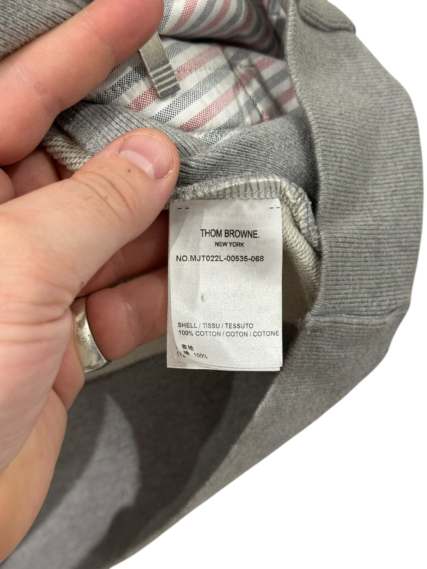 Thom Browne 4 Bar Zip Up Size 6