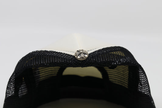 Chrome Hearts King Taco Trucker Hat White/Black