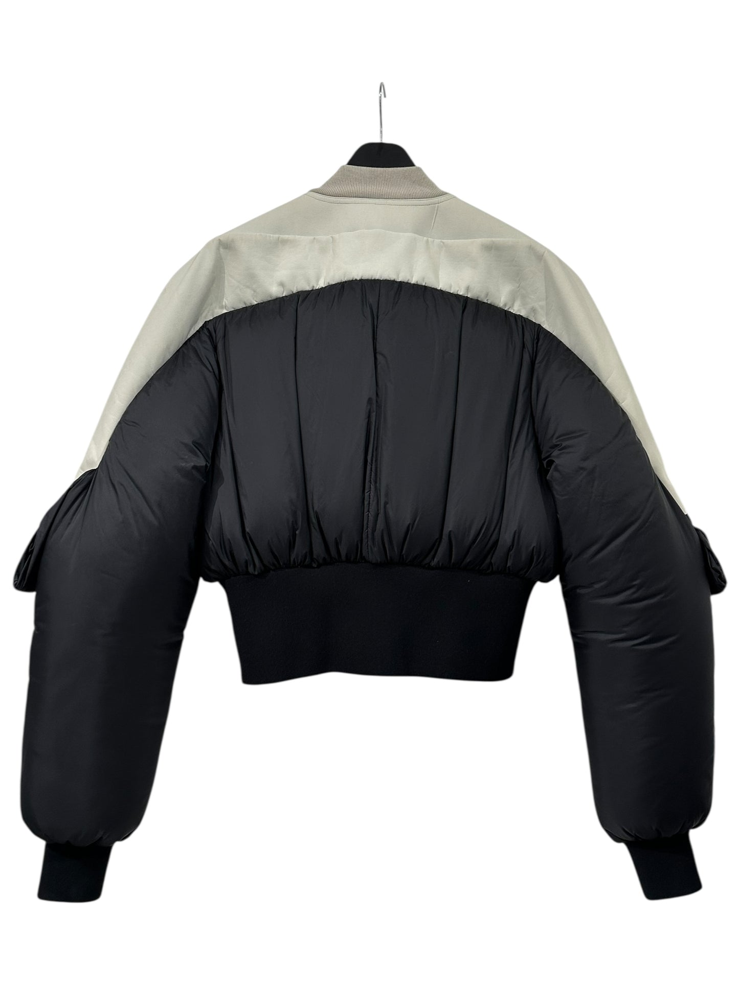 Rick Owens Gethsemane Colorblock Puffer Bomber Jacket Size 42IT