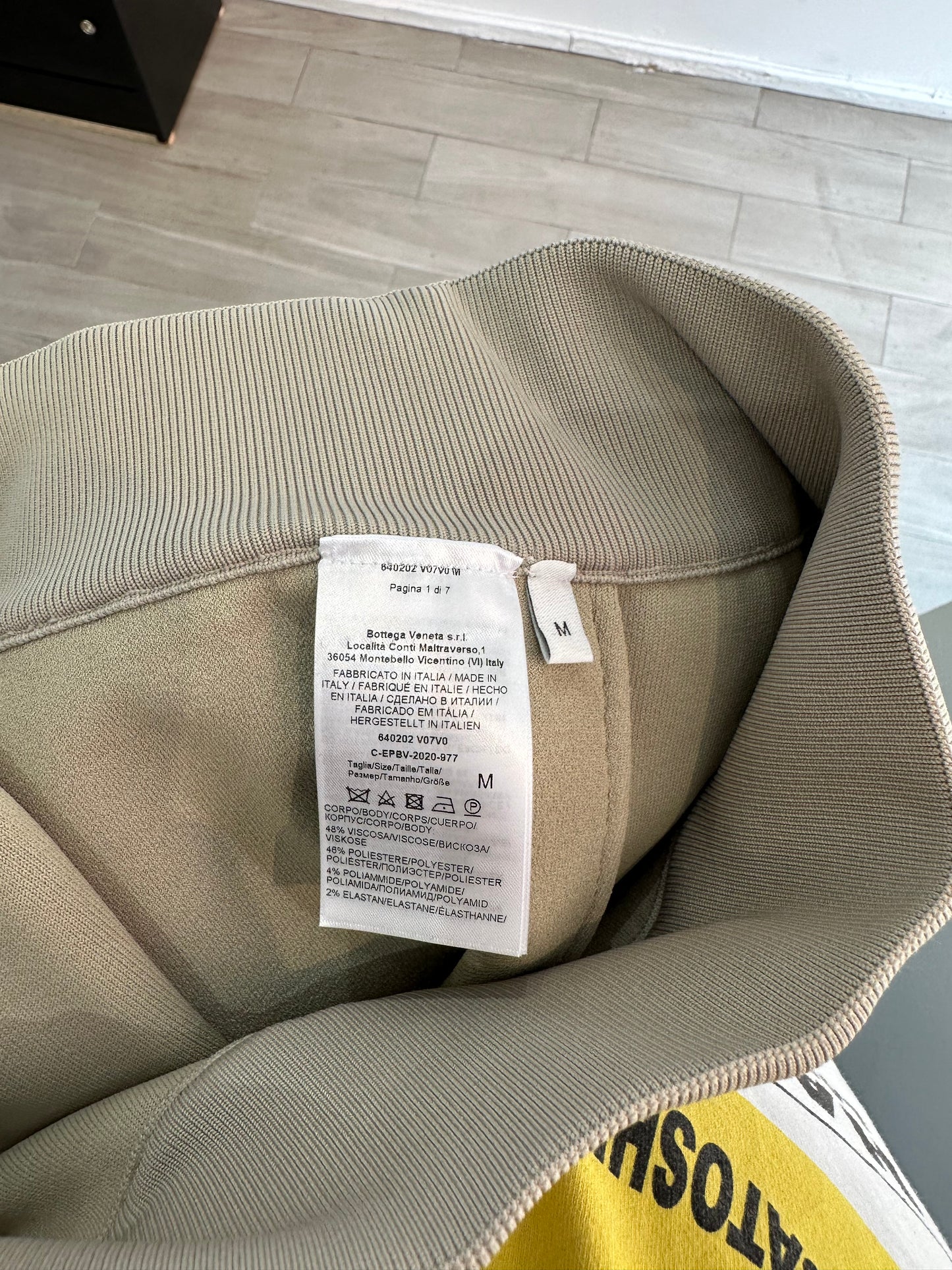 Bottega Veneta Track Pants Tan F/W 2020 Size M