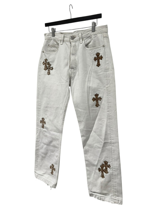 Chrome Hearts Leopard Patch Jeans Size 30