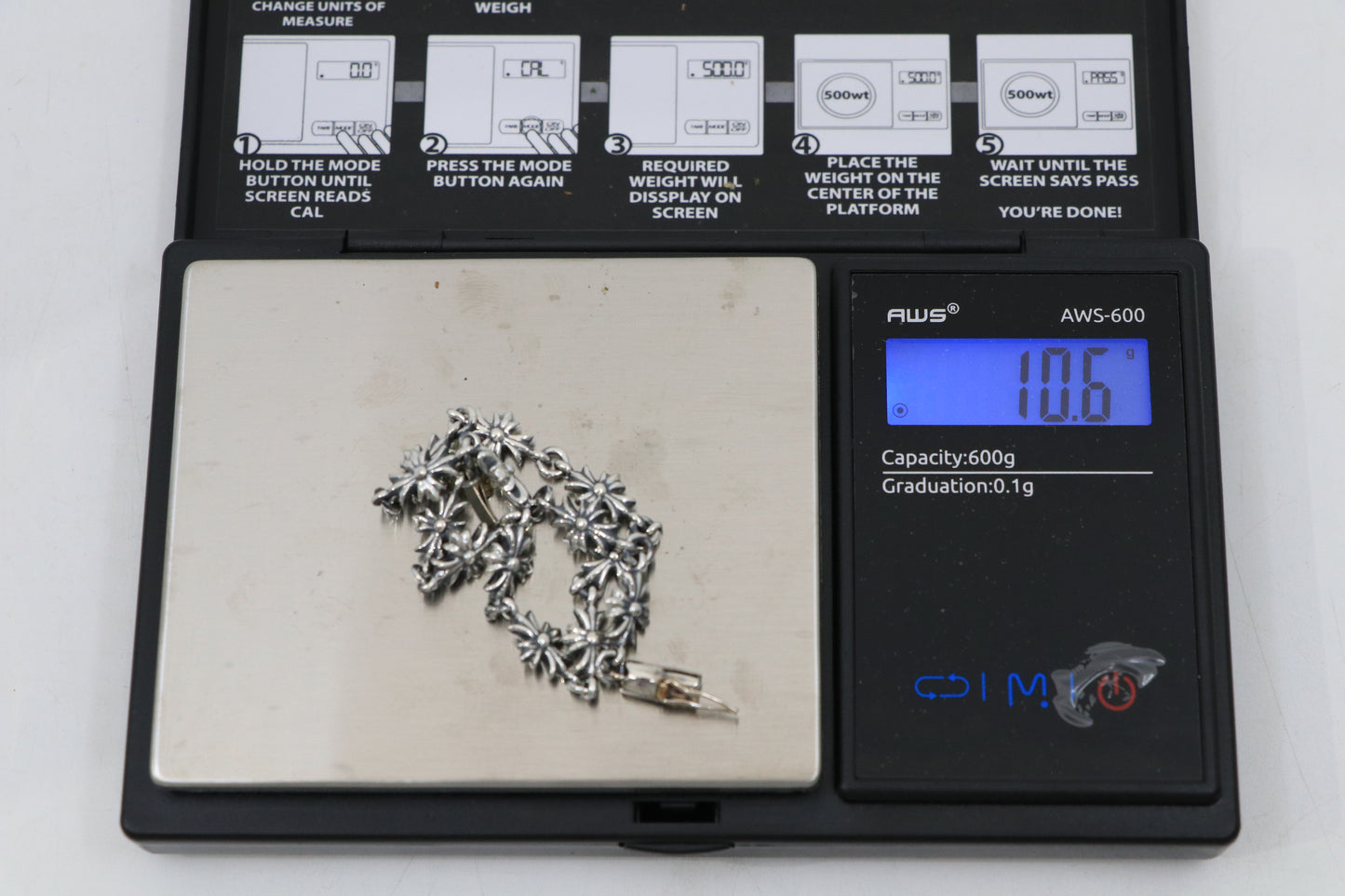 Chrome Hearts Tiny E Bracelet 13 Link