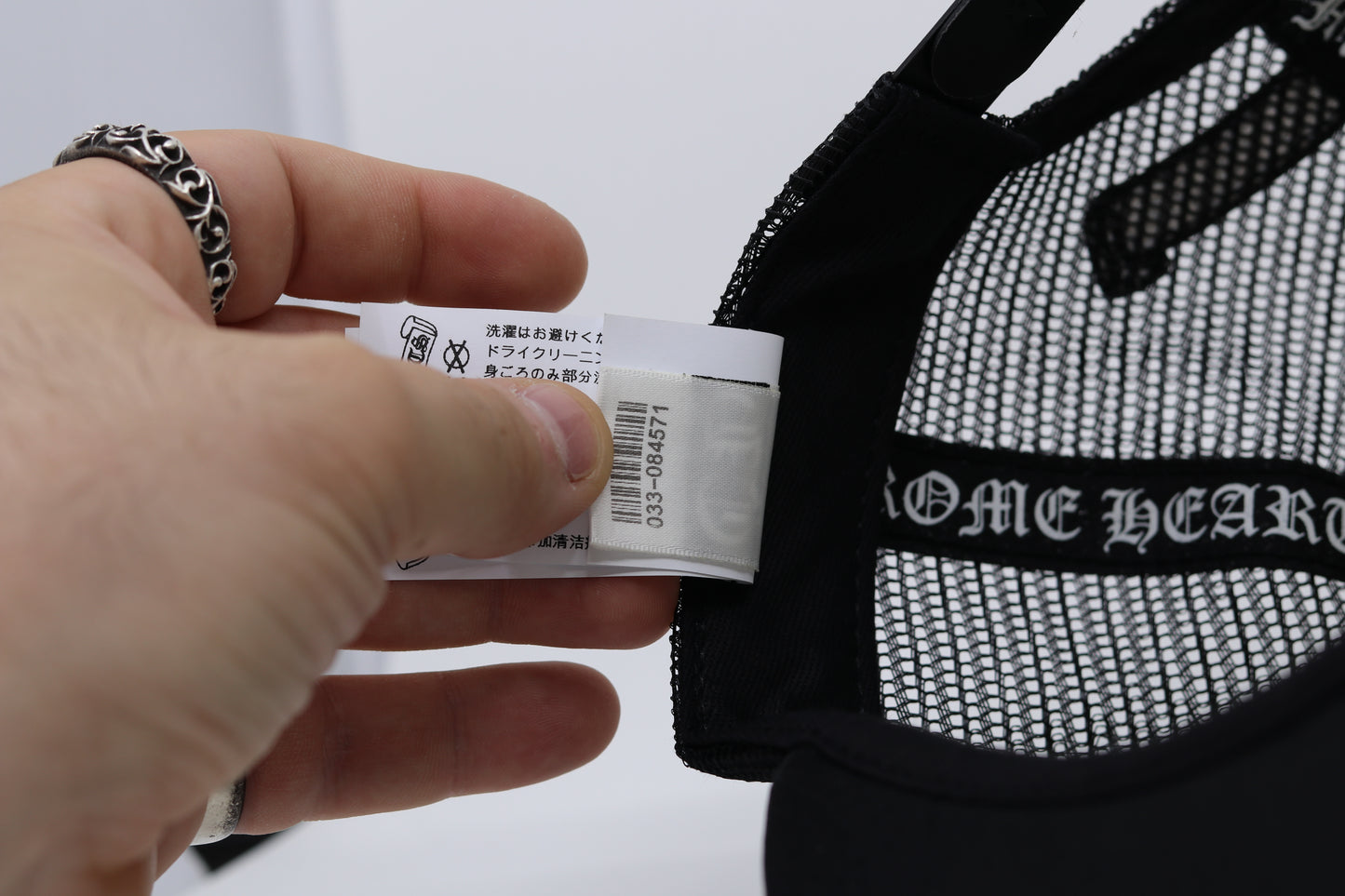 Chrome Hearts King Taco Trucker Hat White/Black