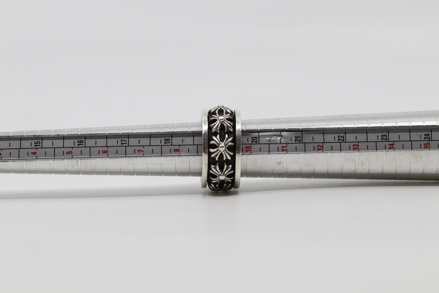 Chrome Hearts X Cross Spinner Ring Size 9.5