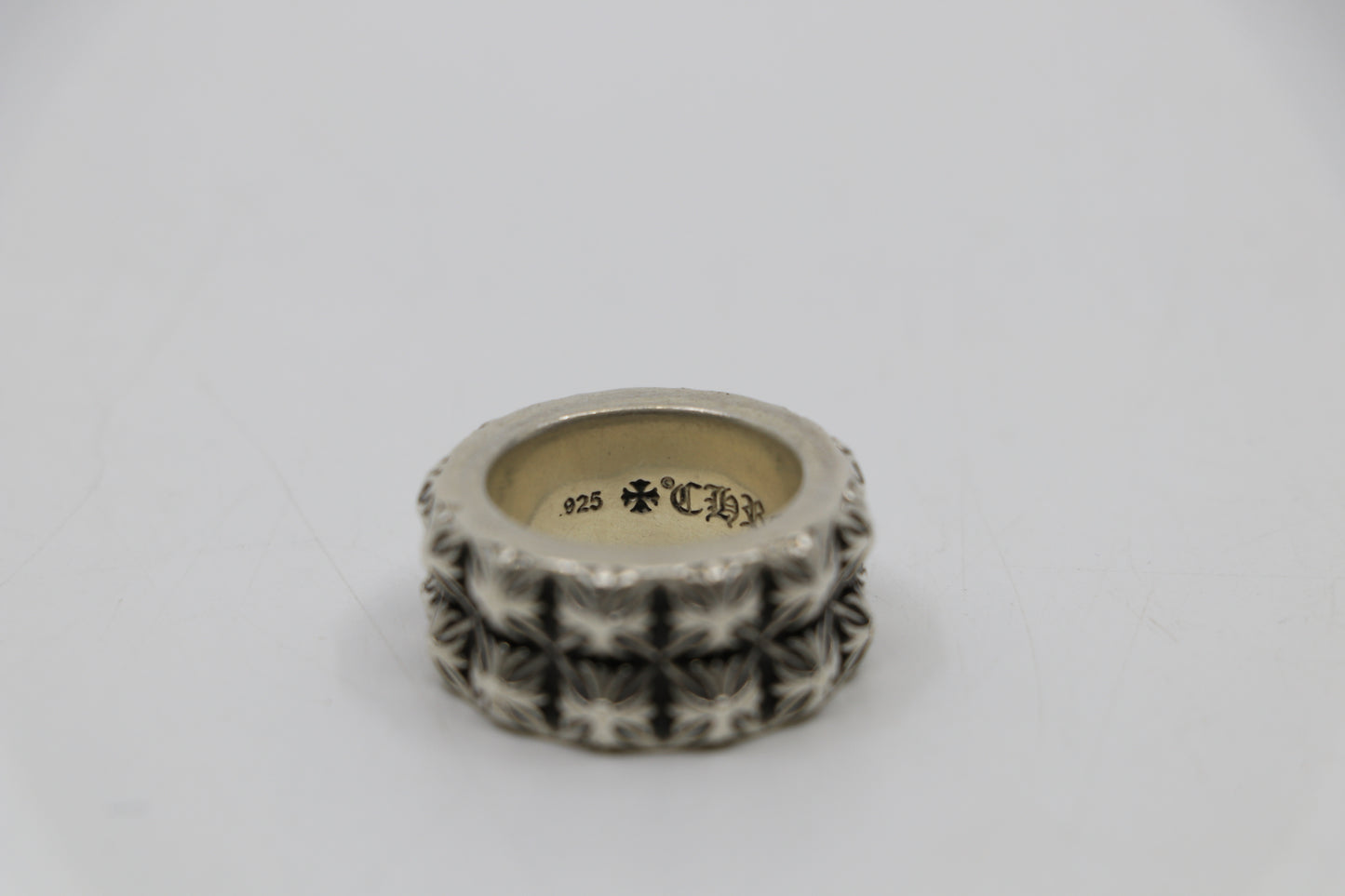 Chrome Hearts Double Pete Punk Ring Size 8