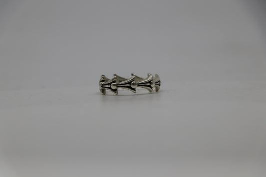 Chrome Hearts Crosstail Ring Size 11