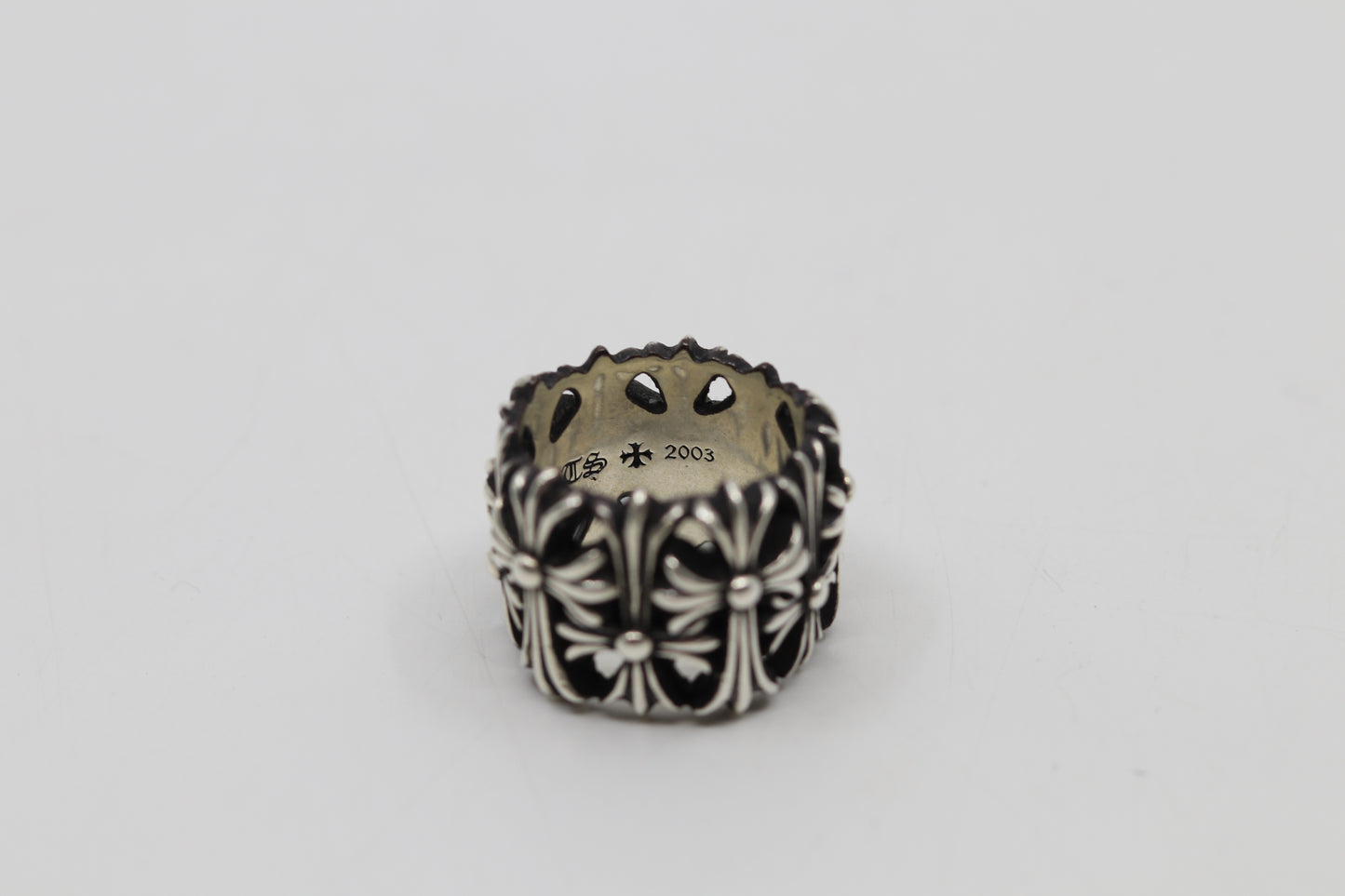 Chrome Hearts Cemetary Ring Round Size 10.5