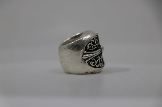 Chrome Hearts Oval Cross Ring Size 7