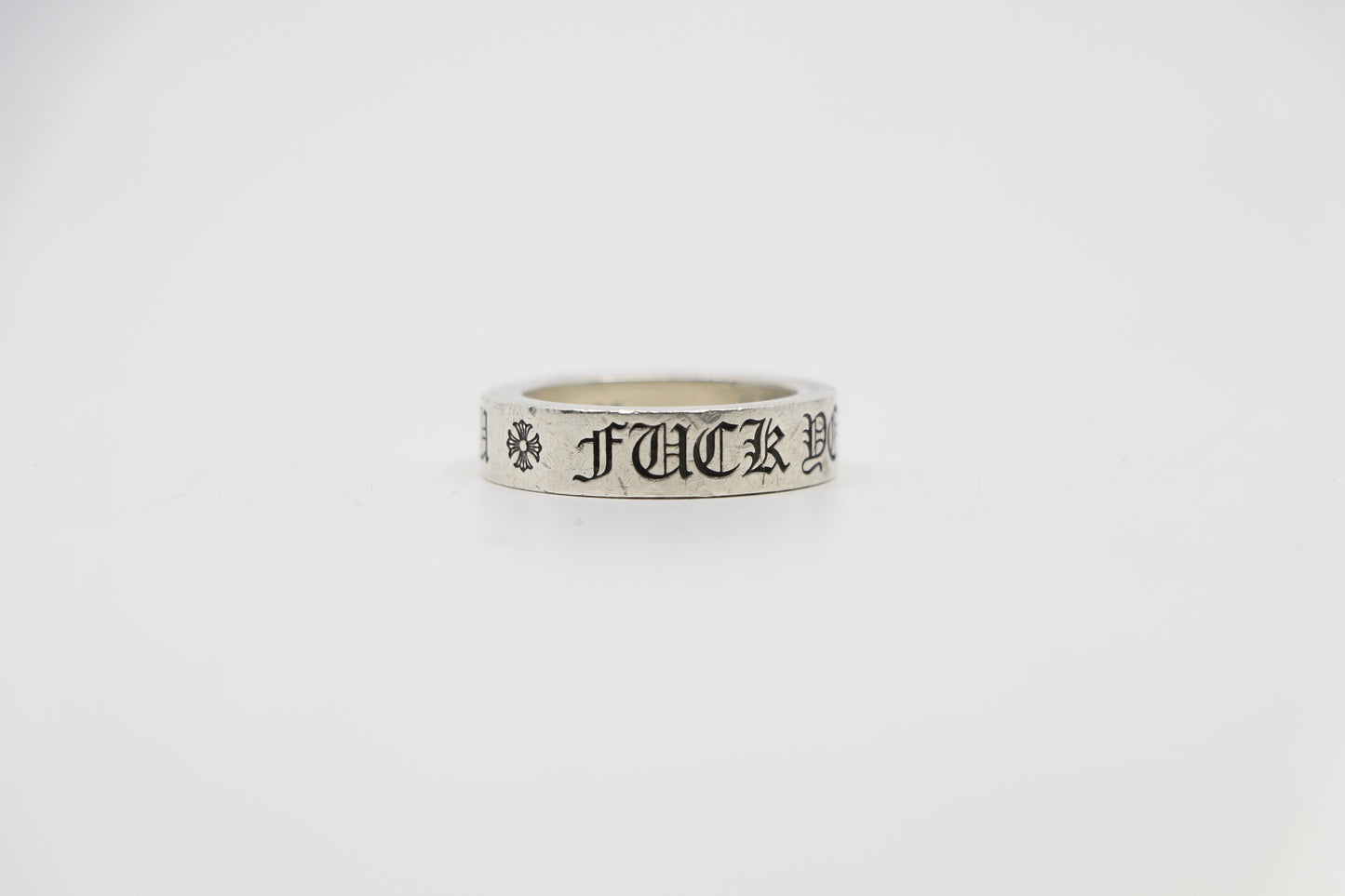 Chrome Hearts 6mm Fuck You Spacer Ring Size 10