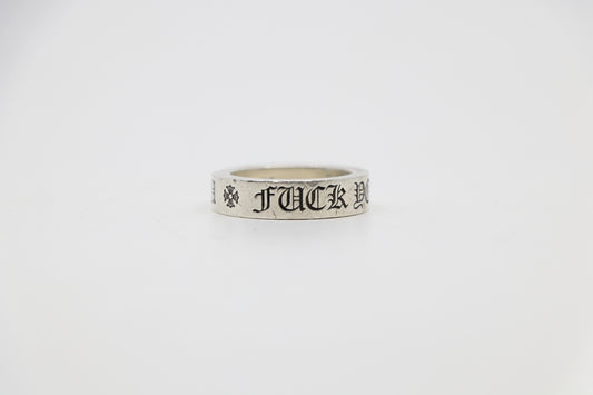 Chrome Hearts 6mm Fuck You Spacer Ring Size 10