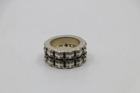 Chrome Hearts Double Pete Punk Ring Size 8