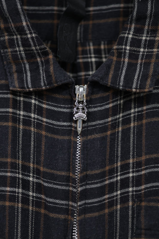 Chrome Hearts Dagger Flannel Short Sleeve T-Shirt Size S | AVNTGRDNY NYC
