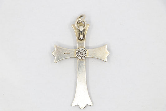Chrome Hearts Large Cross Keychain Silver Pre-Owned | AVNTGRDNY NYC