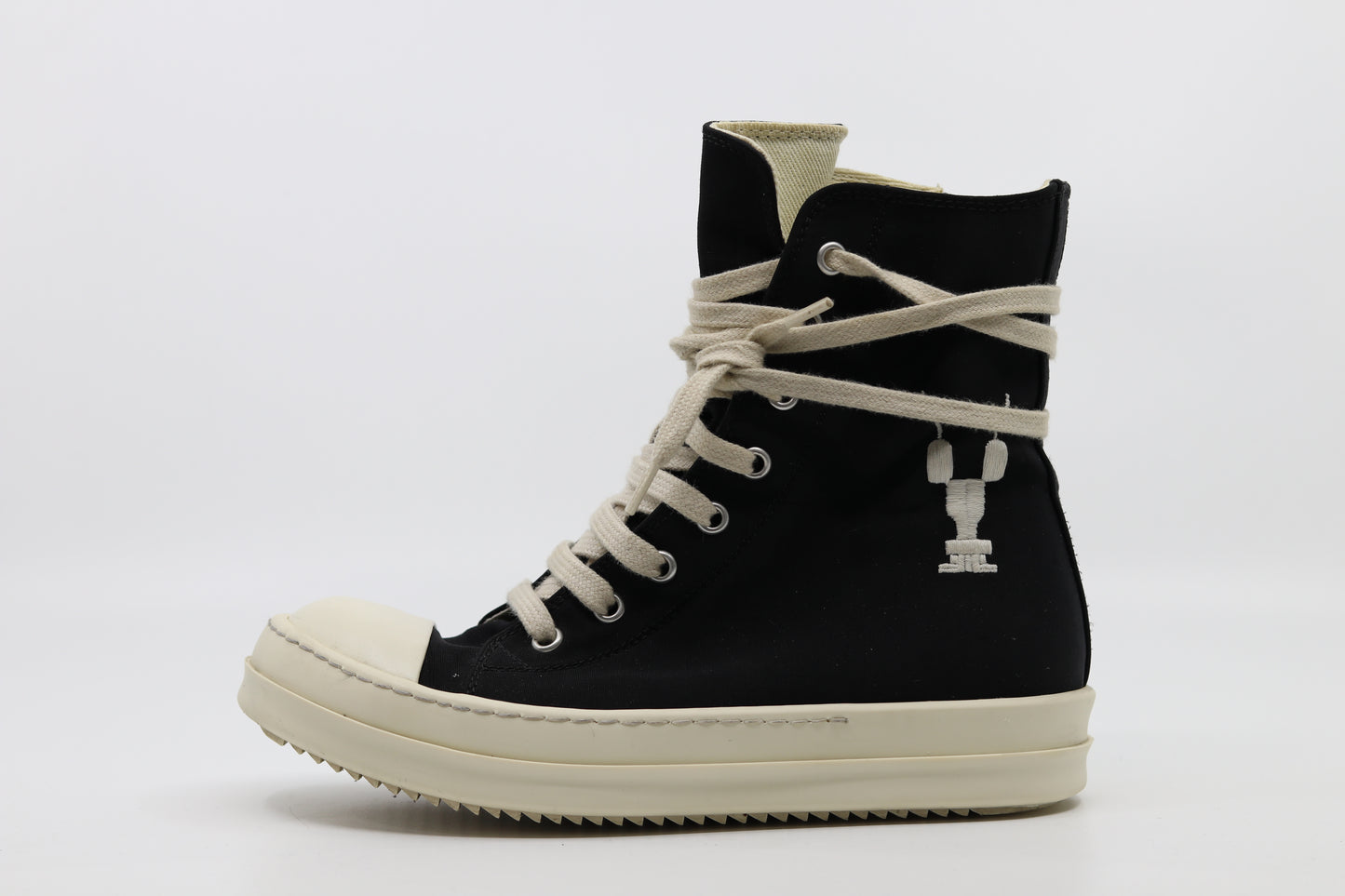 Rick Owens DRKSHDW Embroidered Ramones Size 35