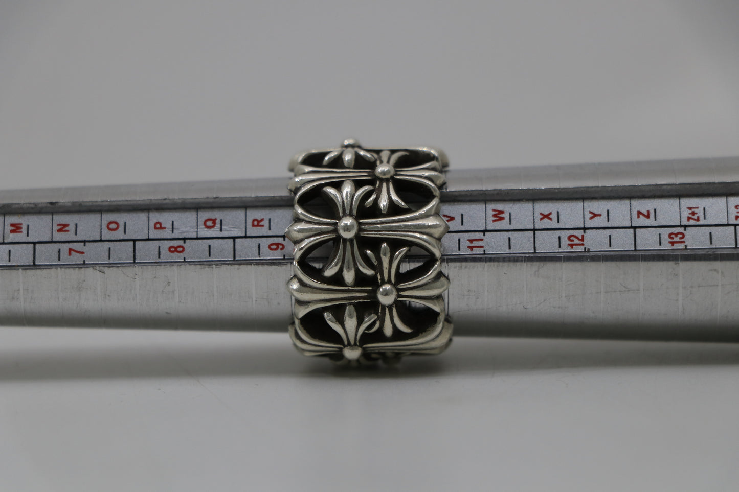Chrome Hearts Round Cemetery Ring Size 10