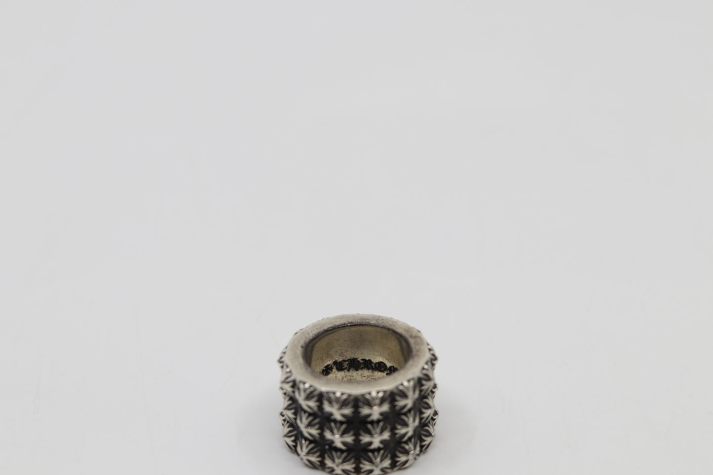 Chrome Hearts Triple Pete Punk Ring Size 8