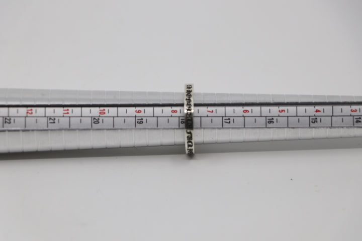 Chrome Hearts Honolulu Fuck You Spacer Ring .925 Sterling Silver Size 7.5US