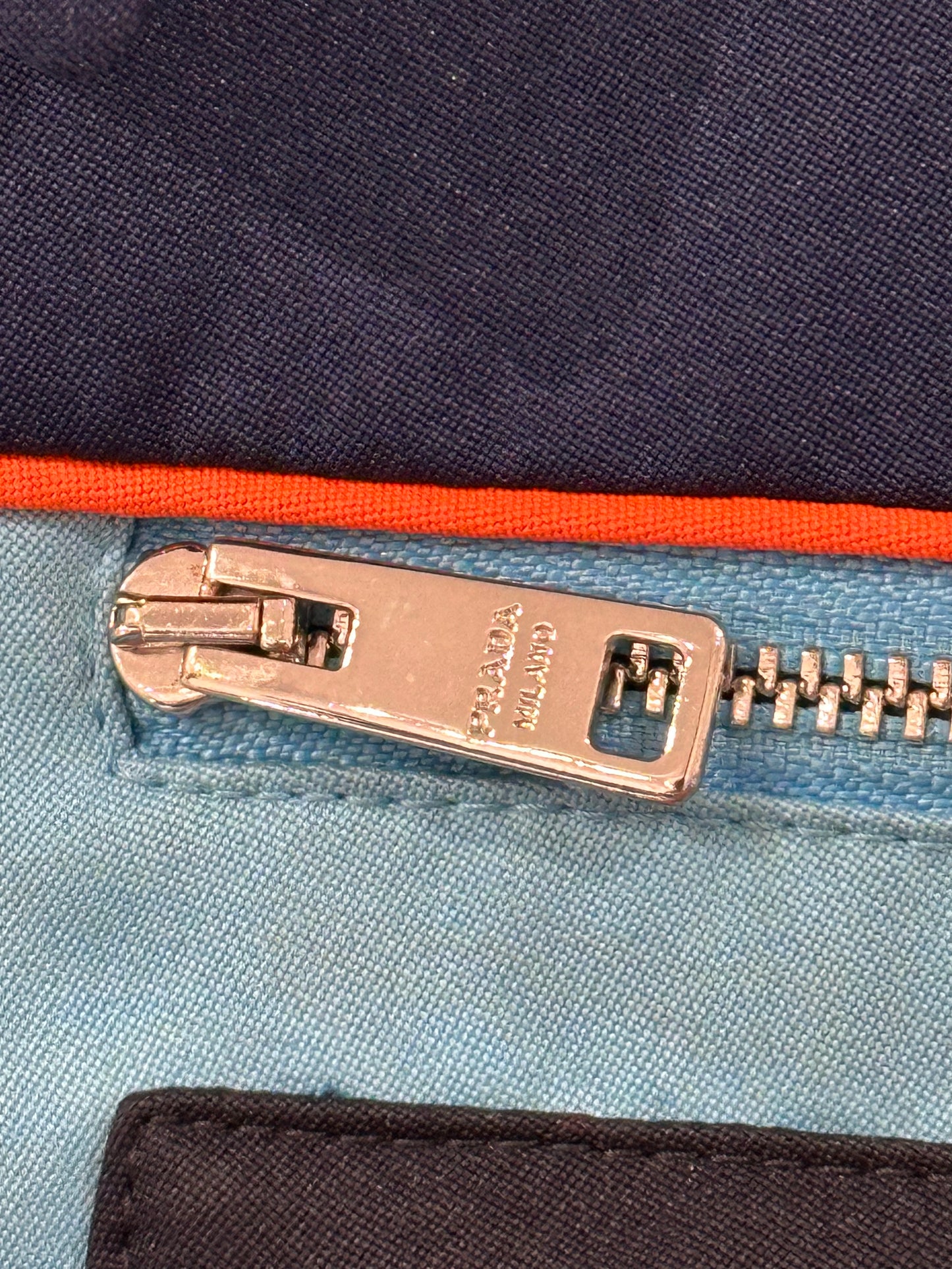 Prada Colorblock Denim Jacket Size 50