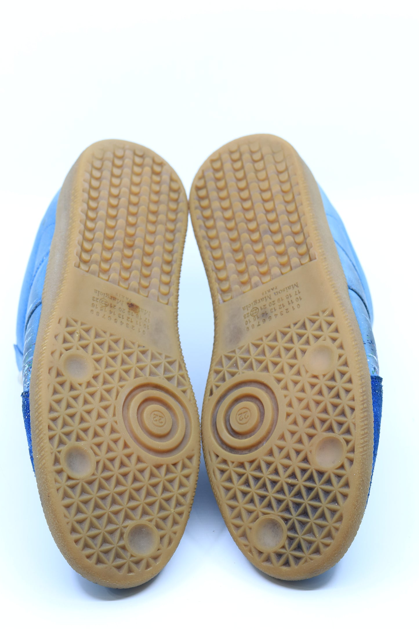 Maison Margiela Replica Blue Paint Splatter Size 44