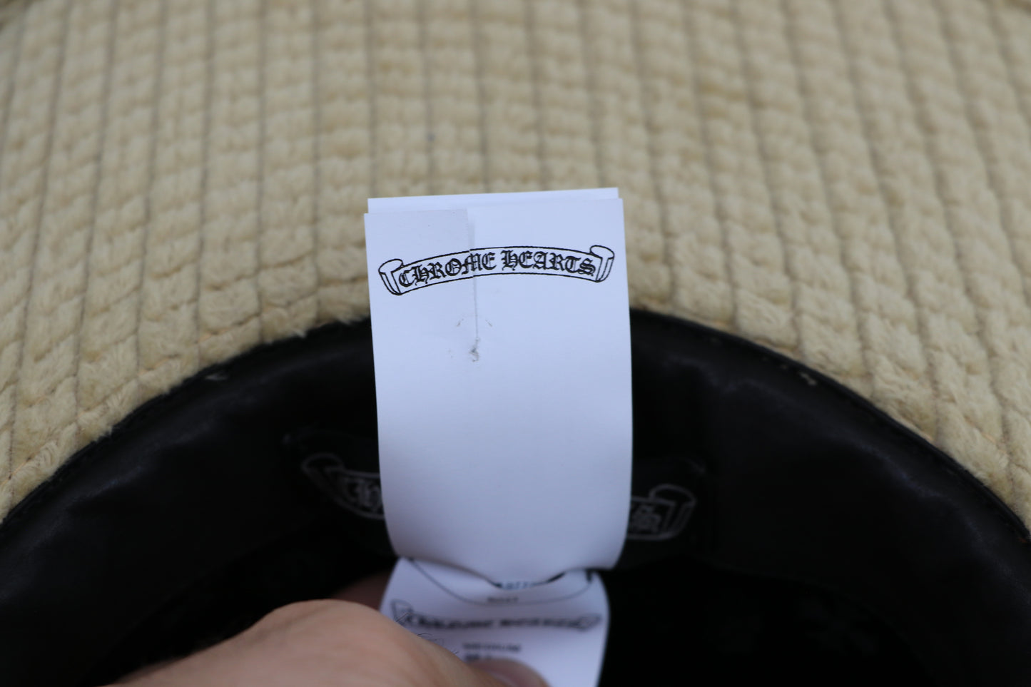 Chrome Hearts Cordoroy Matty Boy Chomper Cowboy Hat Brown