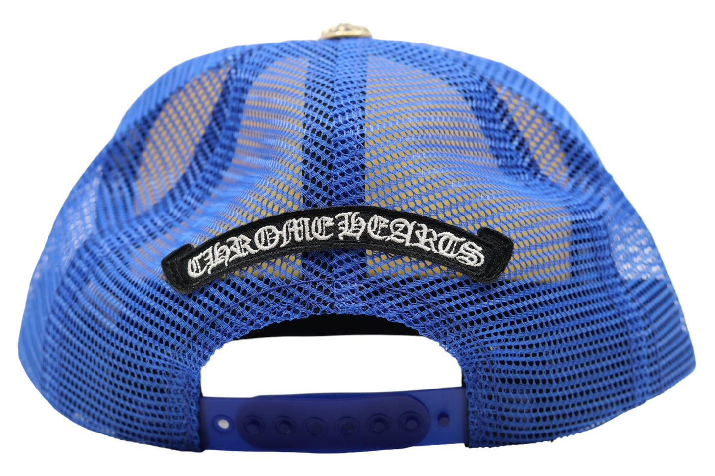 Chrome Hearts King Taco Trucker Hat White/Blue/Black