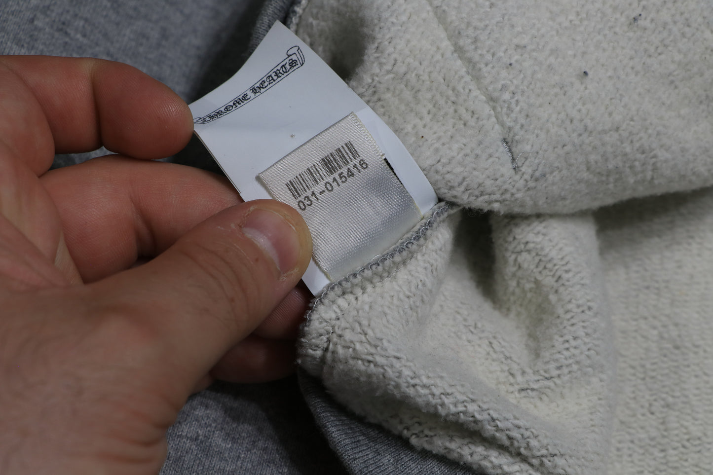 Chrome Hearts Paper Jam Hoodie Grey Size Small| AVNTGRDNY NYC