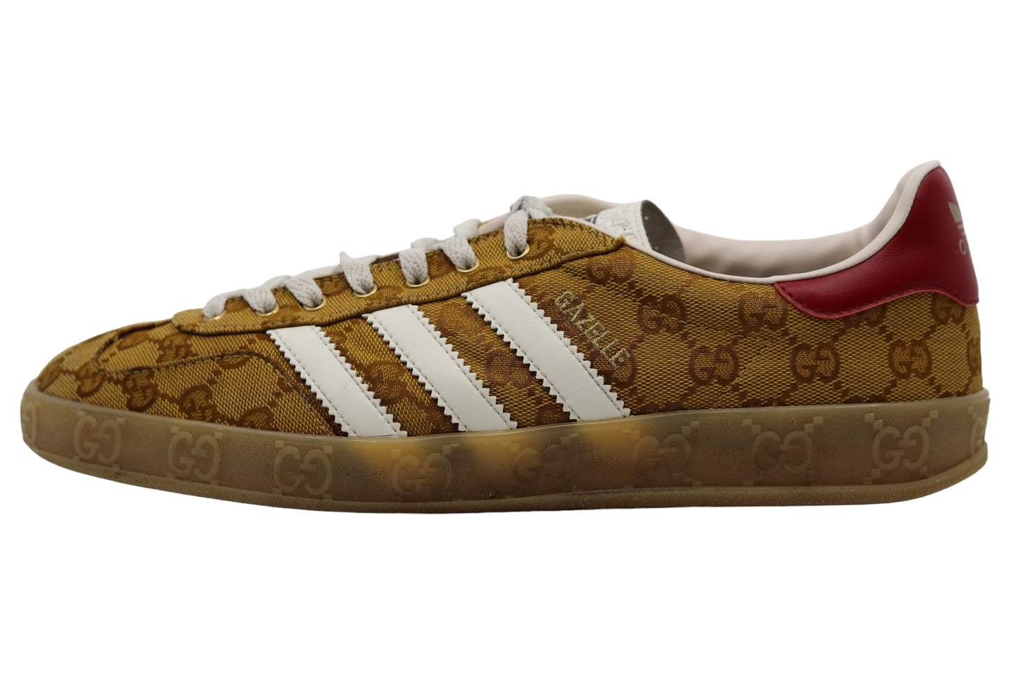 Adidas x Gucci Gazelle GG Biege Brown Size 10.5