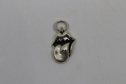Chrome Hearts Rolling Stones Lip and Tongue Pendant Large