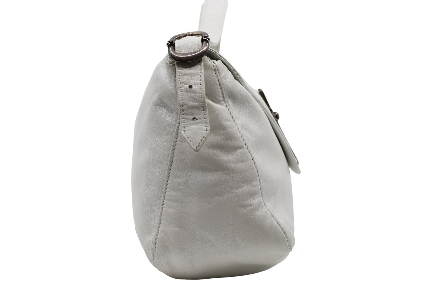 Vintage Chrome Hearts White Leather Bag Circa 2001