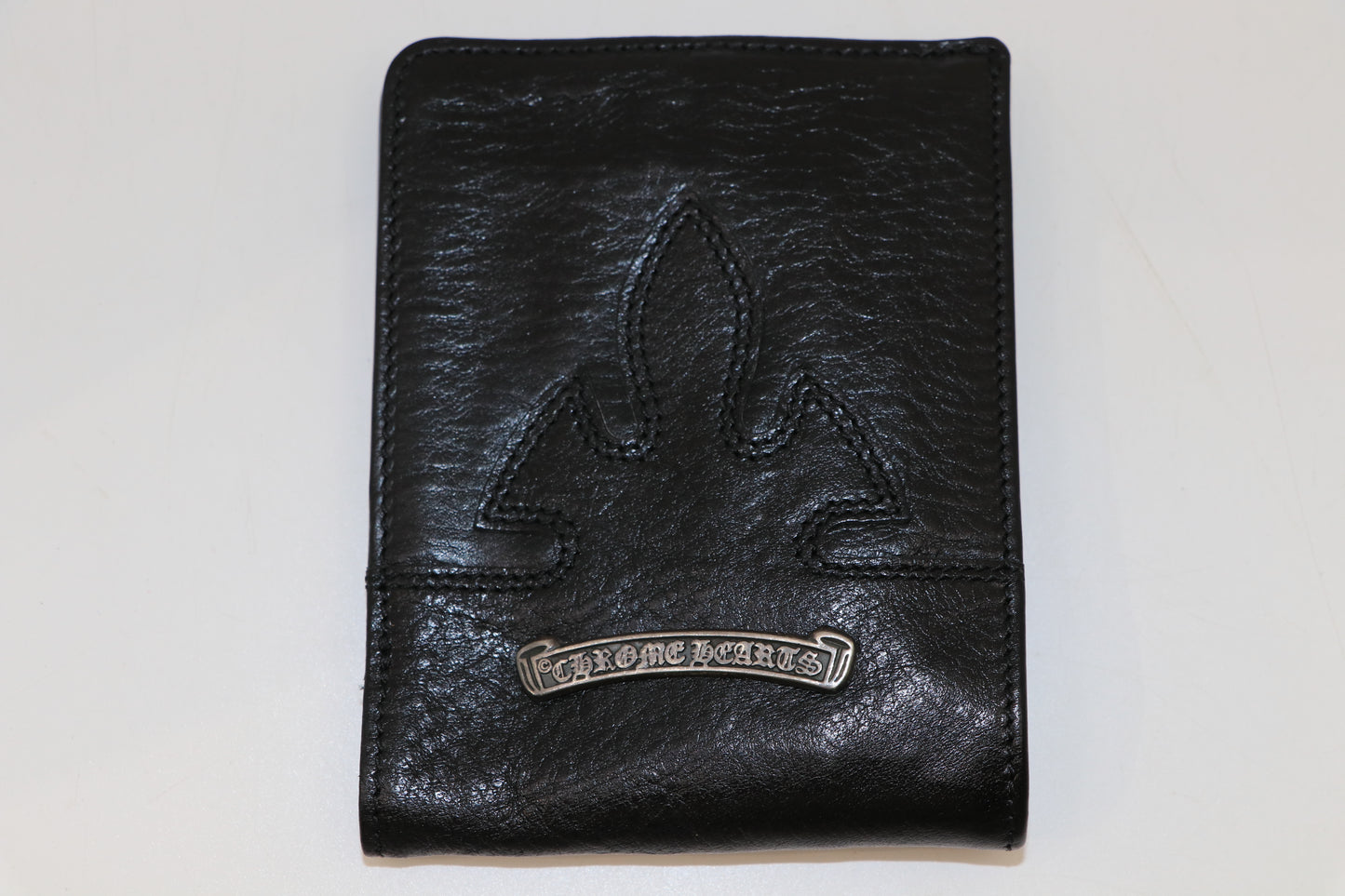 Chrome Hearts Leather Fleur Wallet