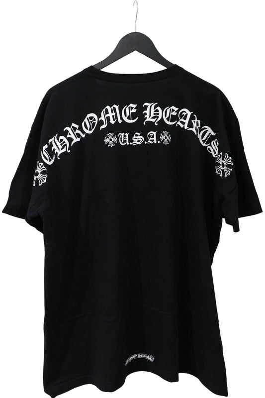 Chrome Hearts Arch Logo Pocket T-Shirt Black/White Size XXL| AVNTGRDNY NYC