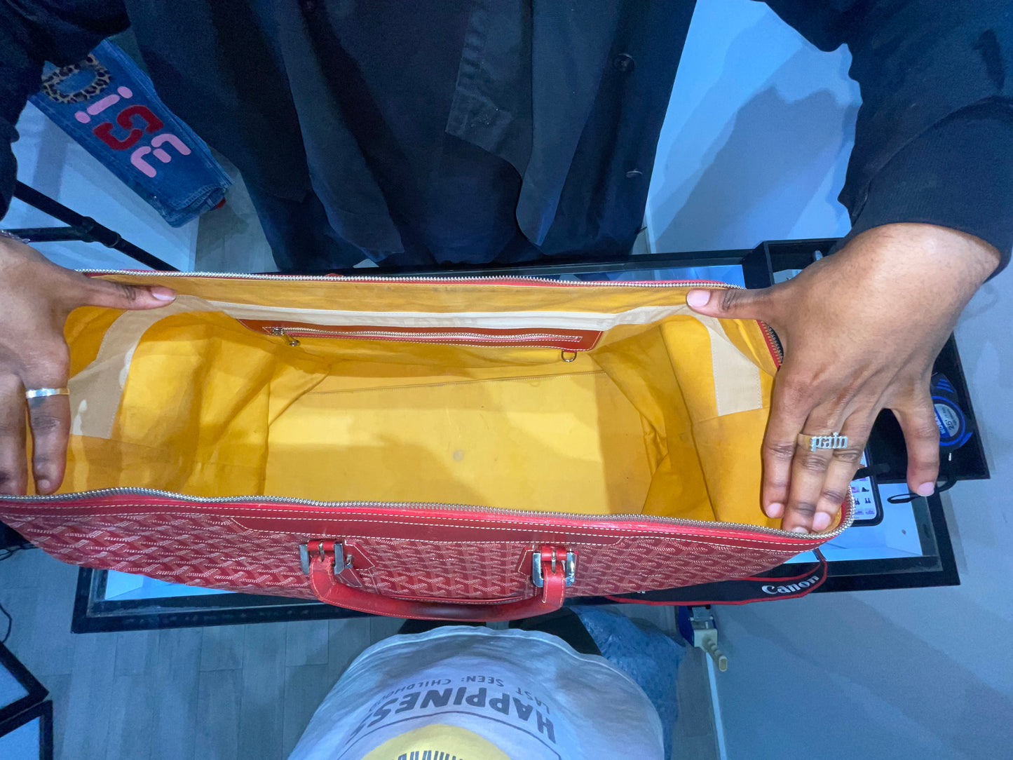 Goyard Boeing 55 Bag Red