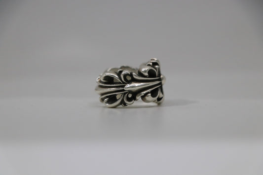 Chrome Hearts Double Floral Ring Size 6