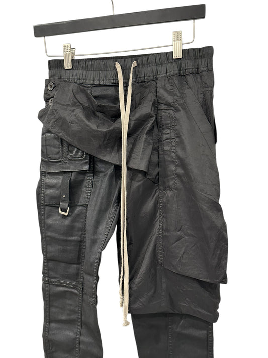 Rick Owens DRKSHDW Waxed Memphis Pants Size XS