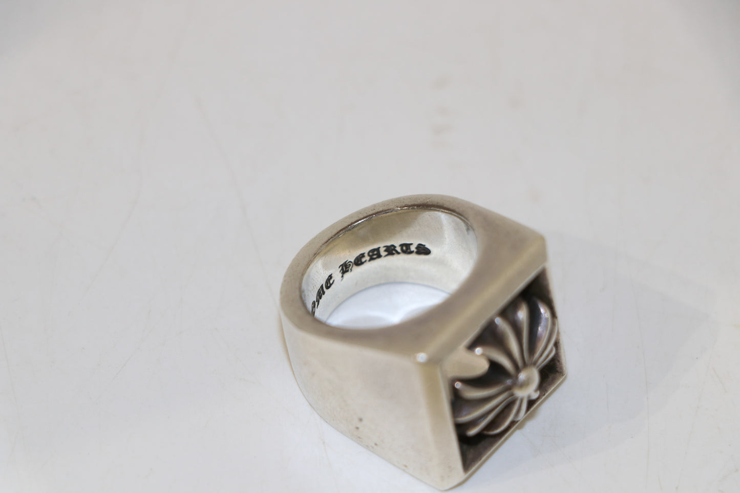 Chrome Hearts Maltese Cross Signet Ring Size 9