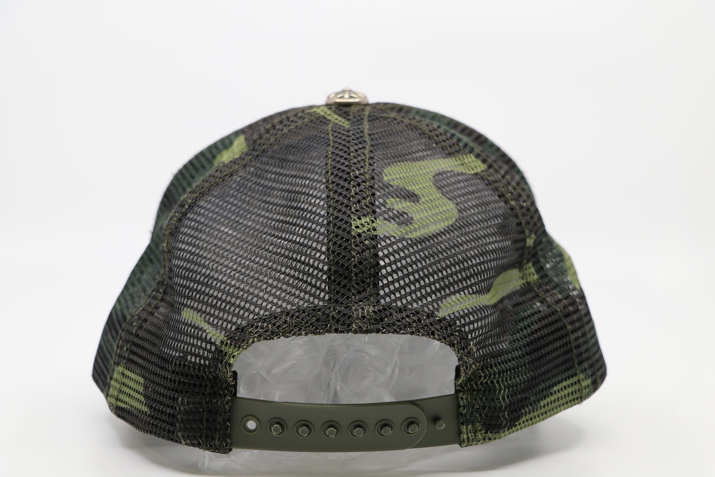 Chrome Hearts Camo Hollywood Trucker Hat