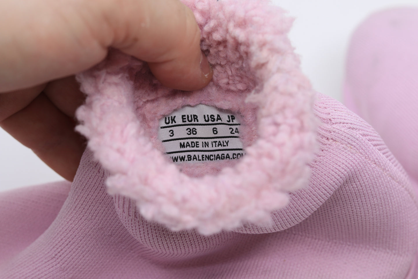 Balenciaga Sock Runner Pink Size 36