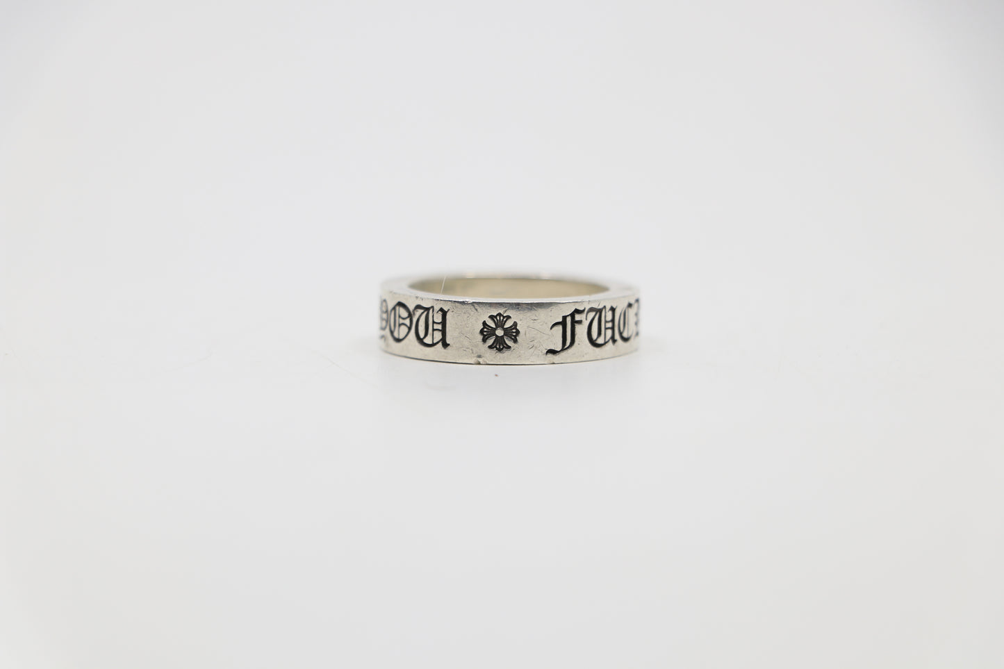 Chrome Hearts 6mm Fuck You Spacer Ring Size 10