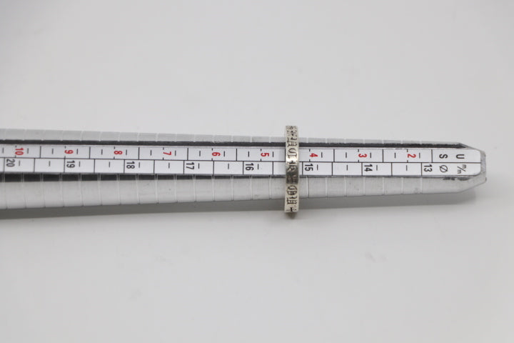 Chrome Hearts Fuck You 3MM Spacer Ring Size 4.5