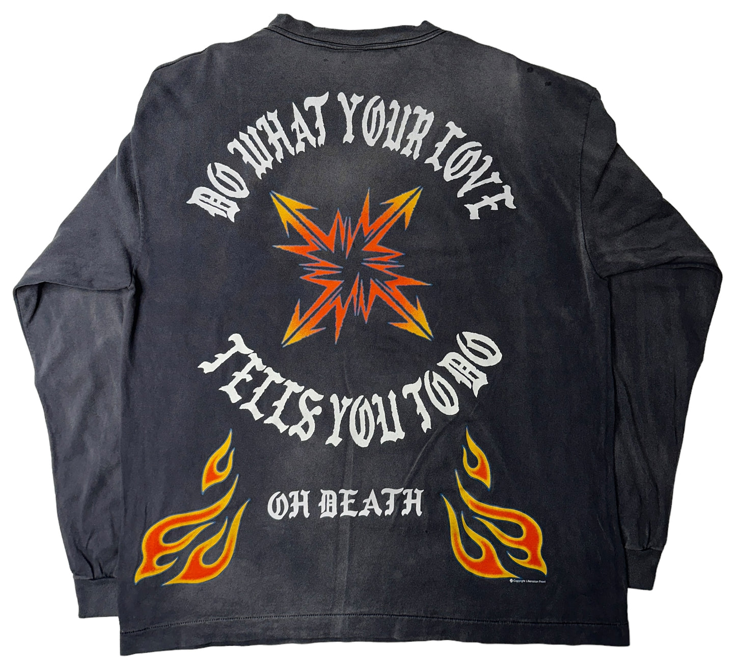 Saint Michael After the Storm L/S Tee Black
