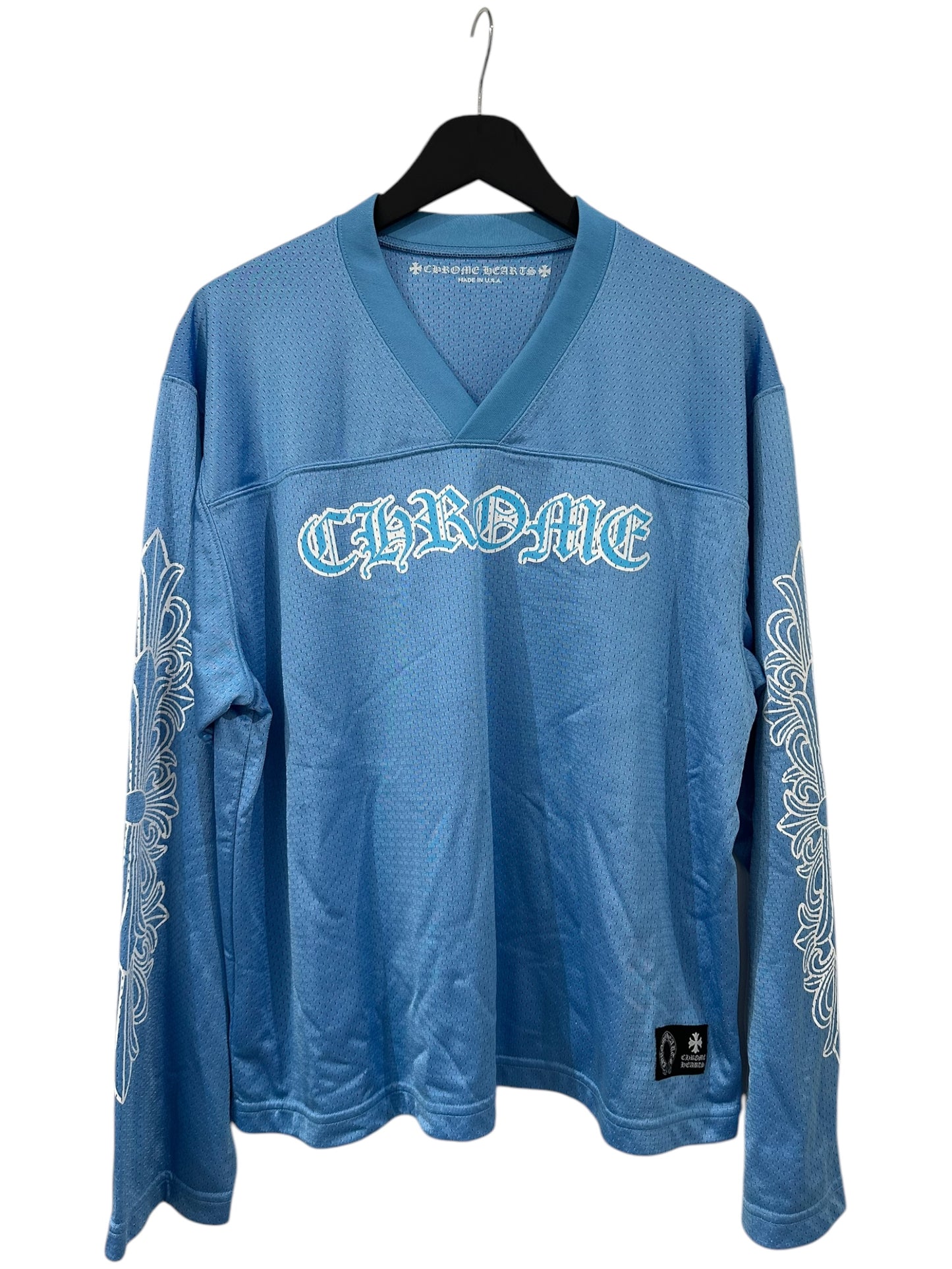 Chrome Hearts Mesh Jersey Blue Size M