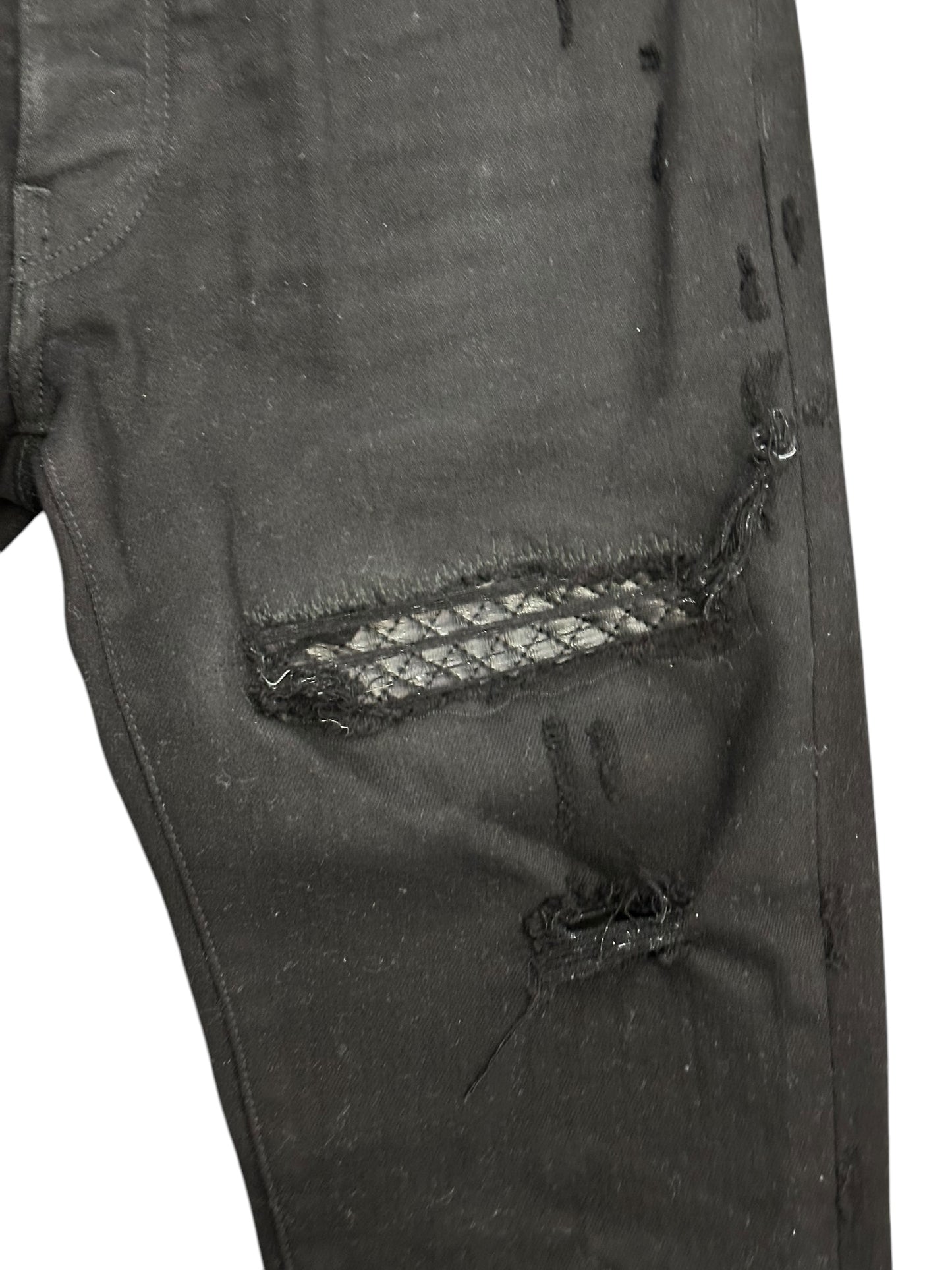 Amiri MX1 Black Leather Patch Size 30