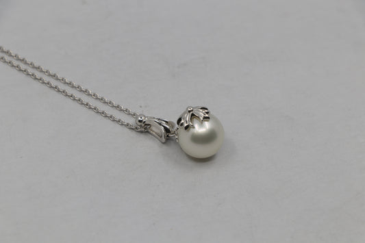 Chrome Hearts x Mikimoto White Gold Pearl Necklace 20"| AVNTGRDNY NYC
