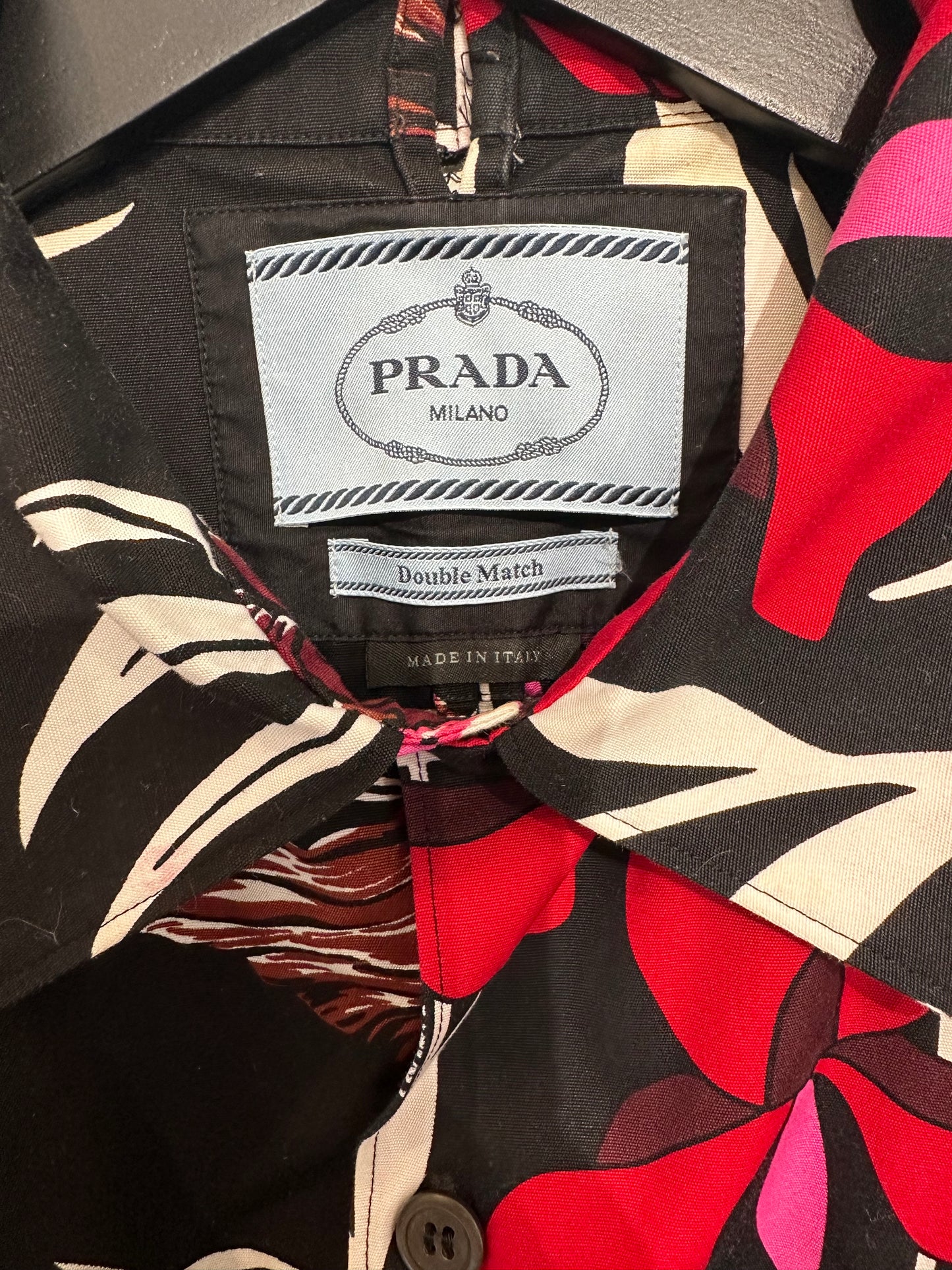 Prada Double Match Cotton T-Shirt Size XL
