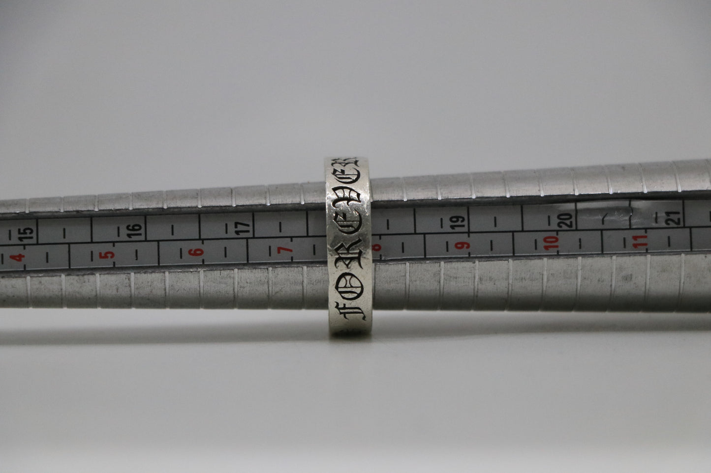 Chrome Hearts 6MM Spacer Ring “Forever” Size 7.5