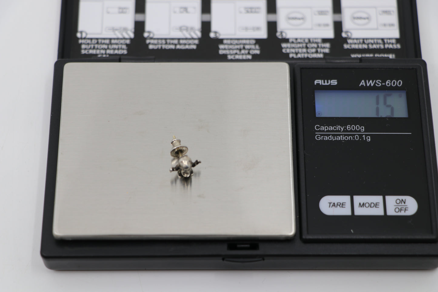 Chrome Hearts Joe Foti Harris Teeter Studded Earring