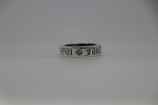 Chrome Hearts 6MM Fuck You Spacer Ring Size 8 | AVNTGRDNY NYC
