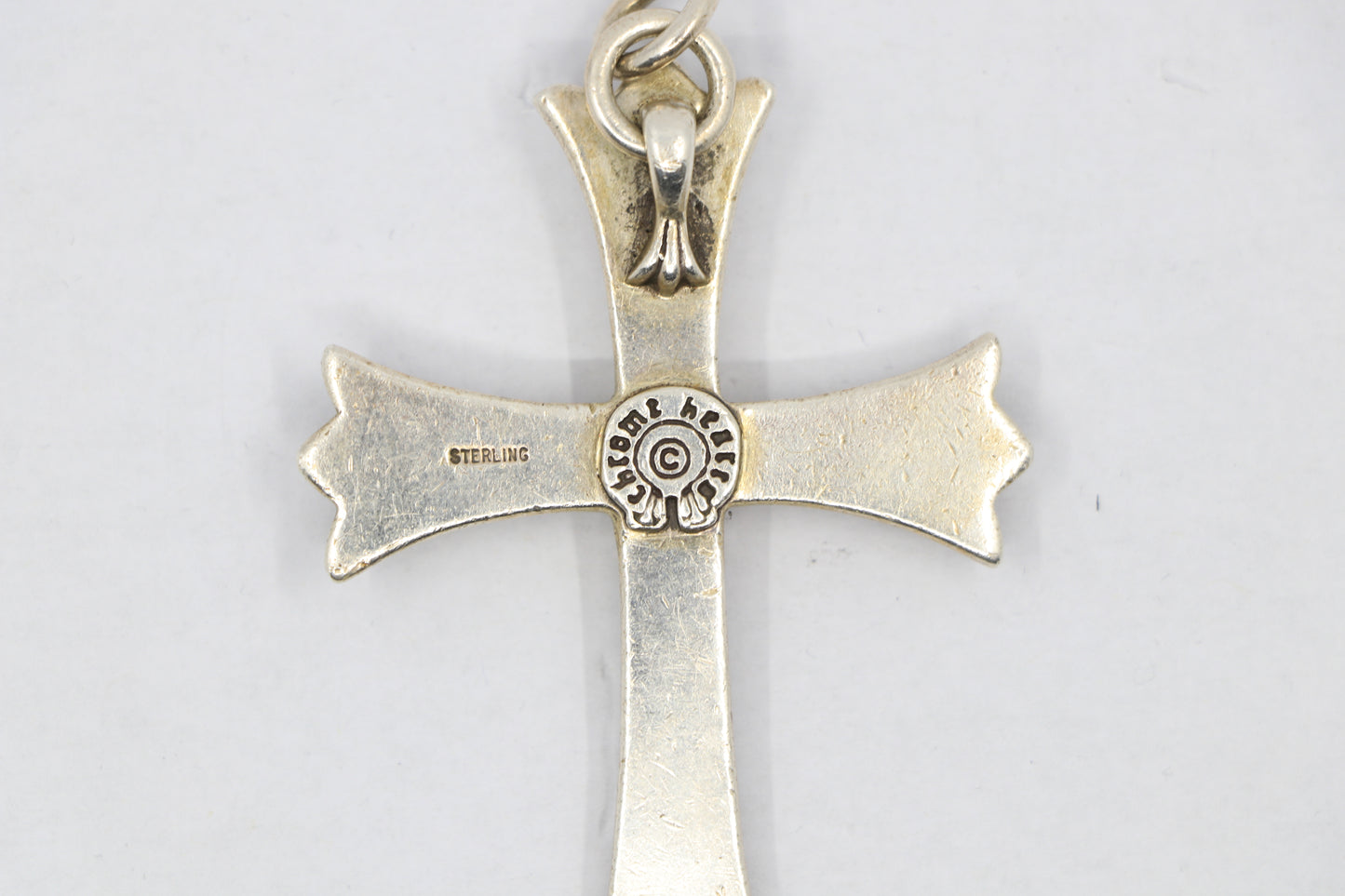 Chrome Hearts Large Cross Keychain Silver Pre-Owned | AVNTGRDNY NYC
