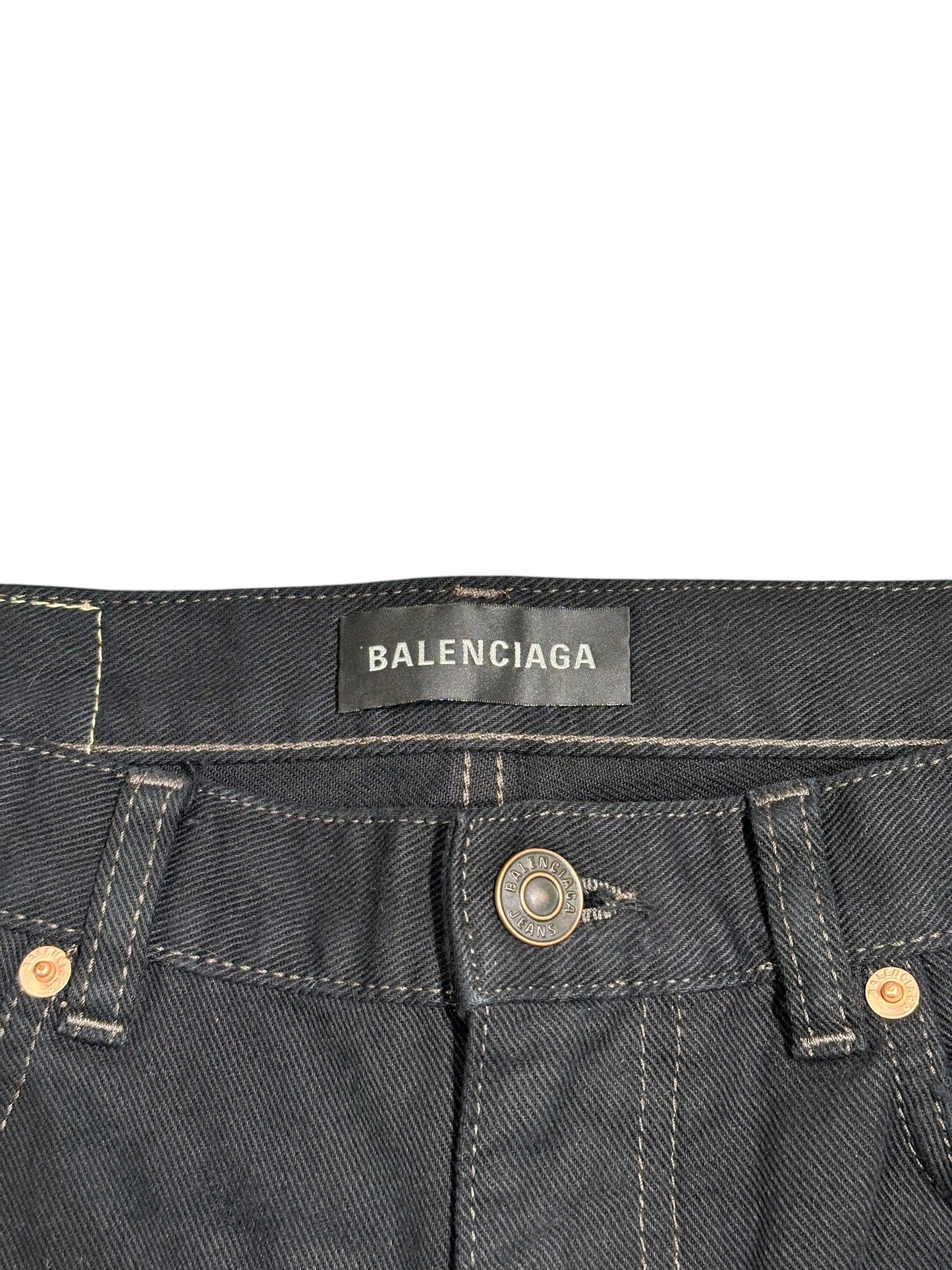 Balenciaga Black Denim Jeans Size 30