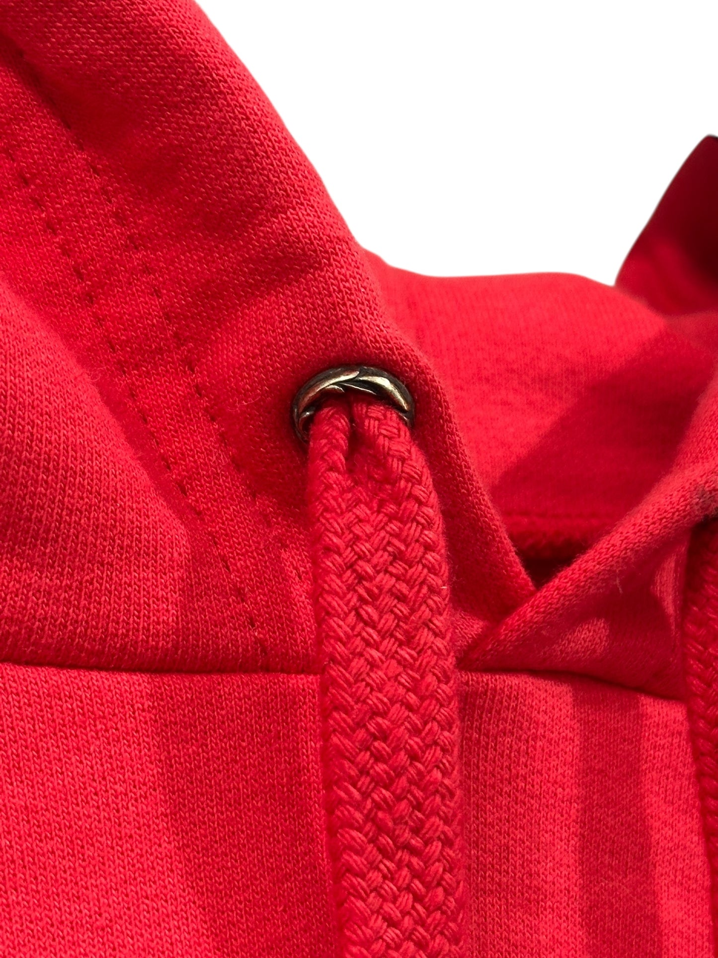 Chrome Hearts Online Exclusive Scroll Logo Hoodie Red Size XL